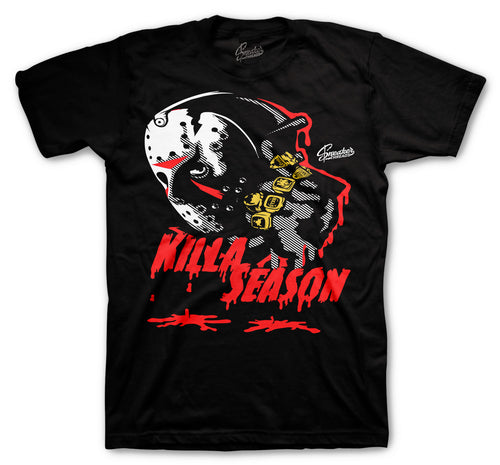 Retro 4 Fire Red Killa Season Shirt
