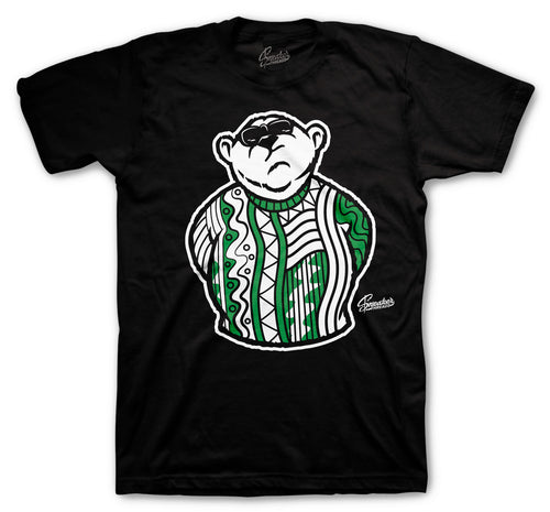 Retro 13 Lucky Green BIG Bear Shirt