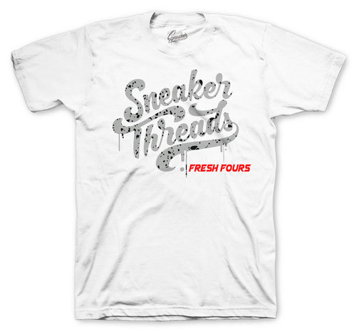 Retro 4 Tech Grey ST Drip Shirt