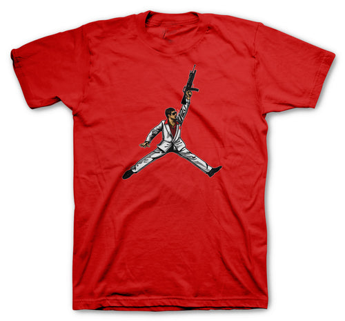 t shirt collection matches mens sneaker collection Jordan 14 gym Red 