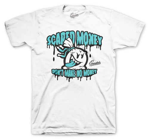 Island green Jordan 5 sneakers has matching t shirts