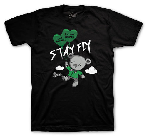 Retro 13 Lucky Green Money Over Love Shirt