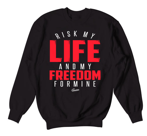 Retro 6 Carmine My Life Sweater
