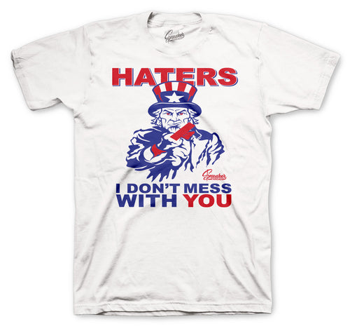 Foamposite Blue Void Uncle Sam Shirt