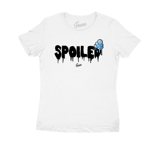 Legend Blue Jordan 11 sneaker collection goes with ladies tees