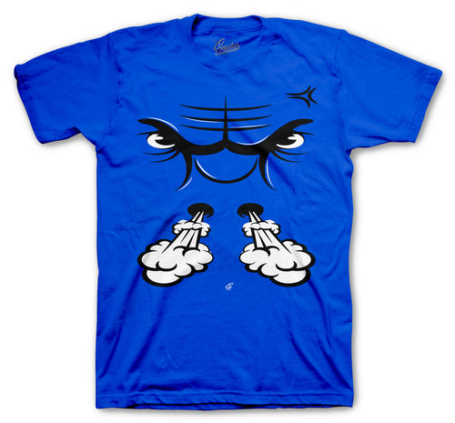 Racer Blue Jordan 3 sneaker collection matching with mens t shirt collection 