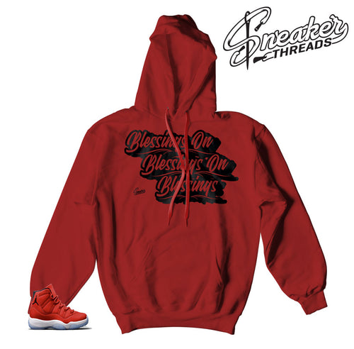 Jordan 11 win like 96 hoodies match | Chicago classic hoody.