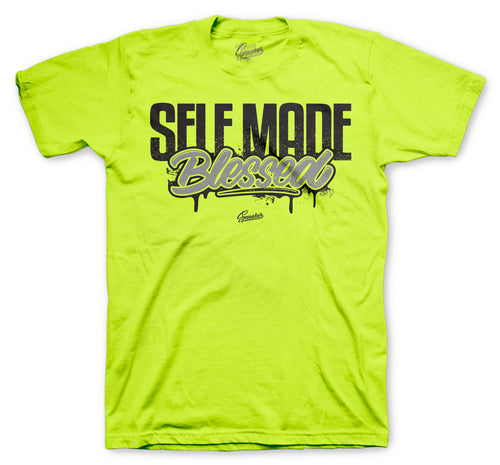 T shirt collection designed to match perfectly with the Jordan 4 retro neon volts
