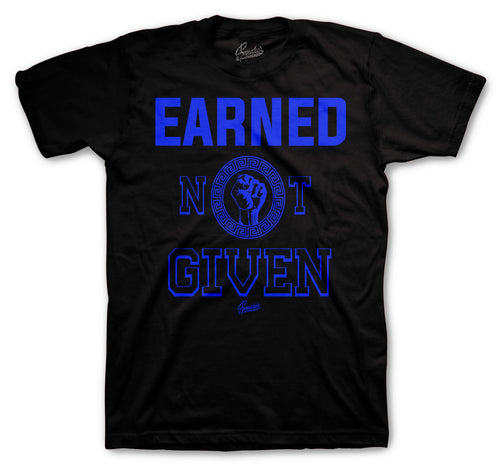 tee made to match perfectly with jordan 13 hyper royal sneaker collection 