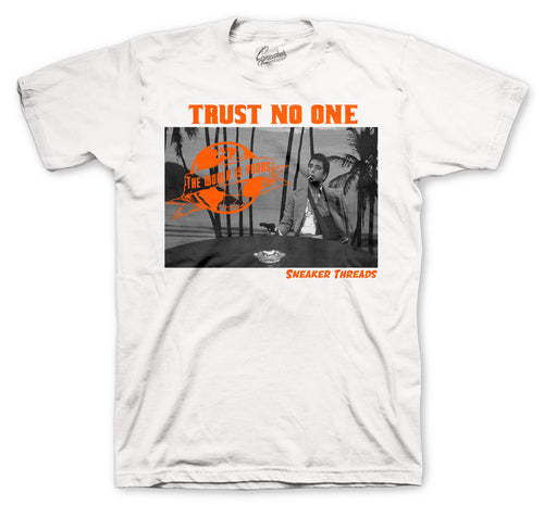 Orange Metallic Jordan 4 sneaker collection matching with mens shirt collection 