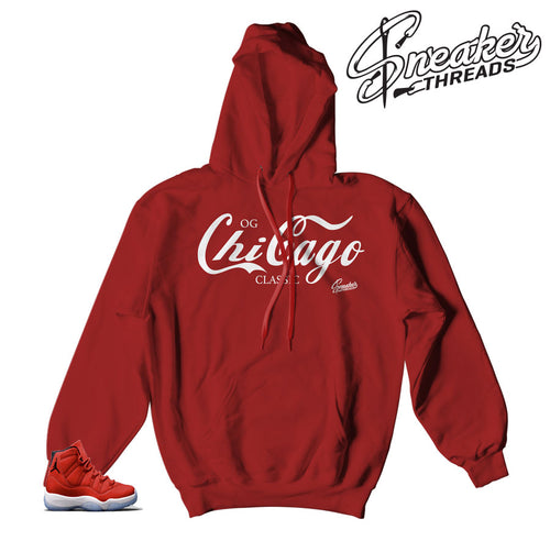 Jordan 11 win like 96 hoodies match | Chicago classic hoody.