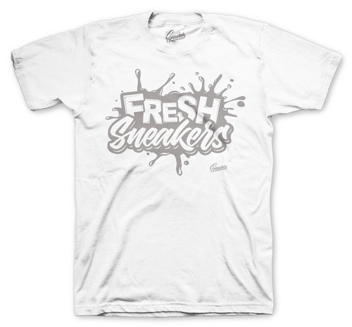 White Oreo Jordan 4 sneaker collection matches with mens t shirt collection 