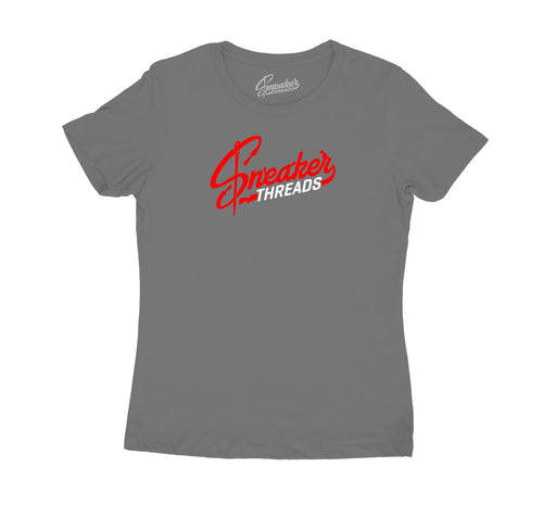 Shirts for women customer to match the Jordan 12 dark grey sneakers