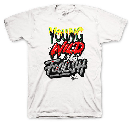 T shirt collection matching sneaker collection Jordan 4 Rasta collection 