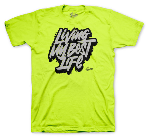 Jodan 4 neon volt retro sneaker collection shirts