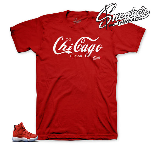 Tees to match Jordan 11 win like 96 | Og chicago class tee.