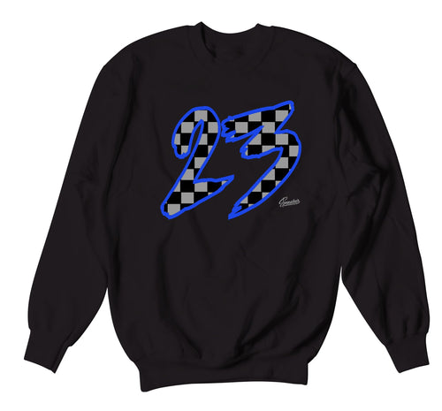 Jordan 9 racer blue retro sneaker collection matching sweater