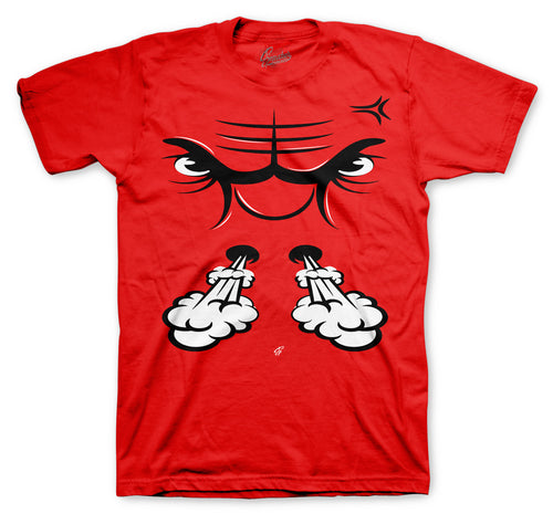Retro 1 AJKO Chicago Raging Face Shirts