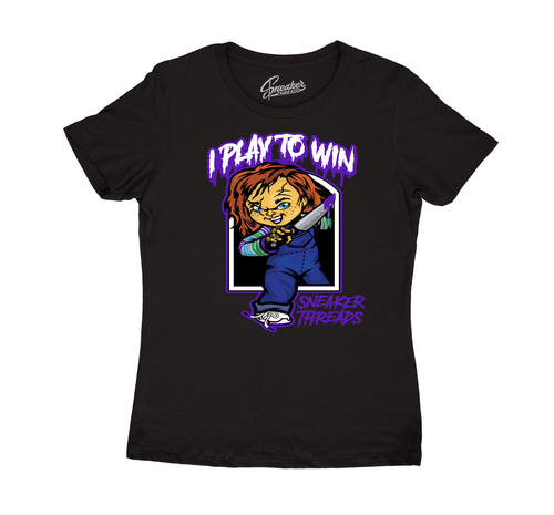Womens - Dark Concord 12 Play To Win Shirt