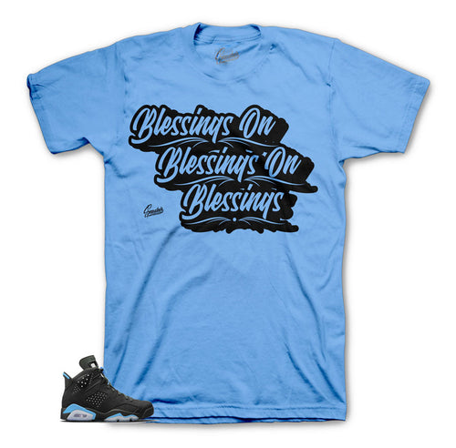 Retro 6 University Blue Blessings Shirt