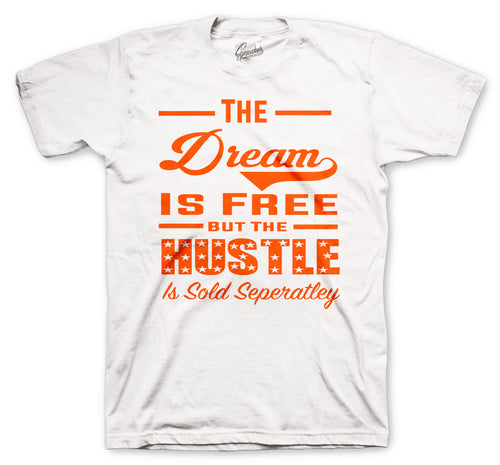 T shirt collection matches with sneaker collection Jordan 4 orange metallic