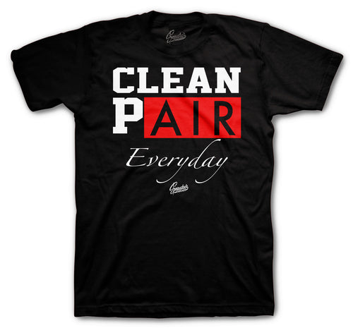 shirt collection to match the jordan 4 fire red sneaker collection 
