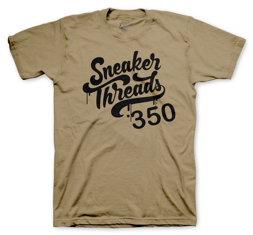 T shirt collection matching perfectly with the yeezy earth sneakers