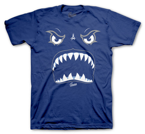 Retro 12 Indigo Bite Me Shirt