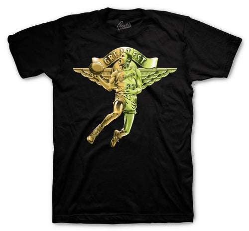 Volt Gold Jordan 1 matching tee collection 