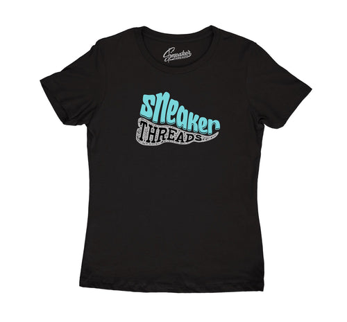 ladies tees collection that matches Jordan 13 island green shoes