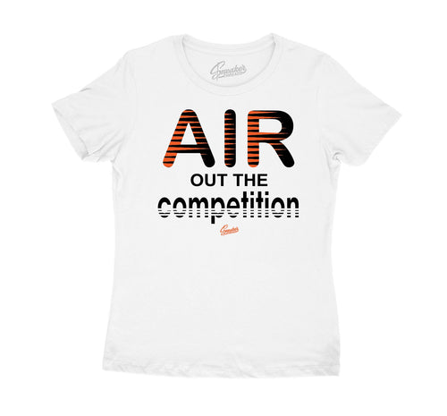 collection of shirts created to match the foamposite shattered backboard sneakers for ladies
