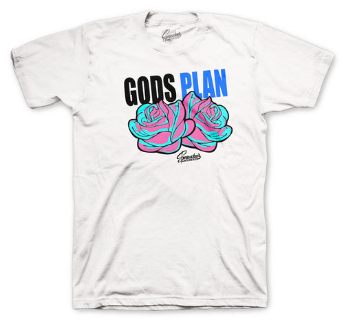 Shirt collection matches the Jordan 13 aurora green sneakers