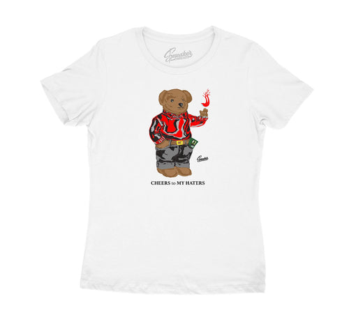 womens t shirts created to match the Jordan 11 bred retro sneakers