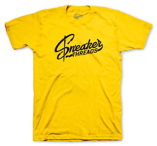 University Gold Jordan 12 sneaker collection matching with mens t shirts