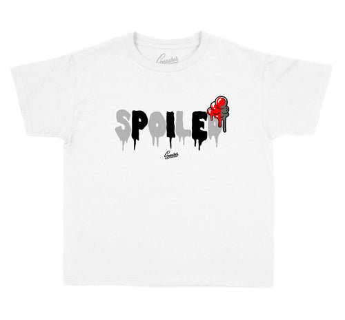 kids tee collection matches the Jordan 11 metallic silverr perfect