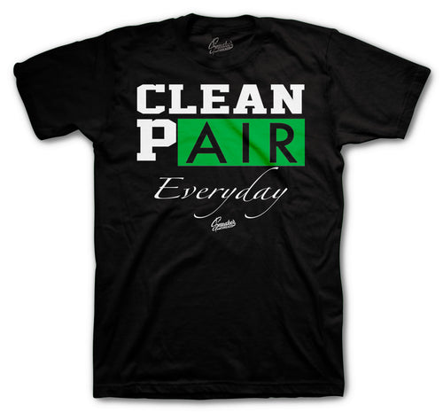 Jordan 1 oh pine greens sneaker tees match shoes perfectly.