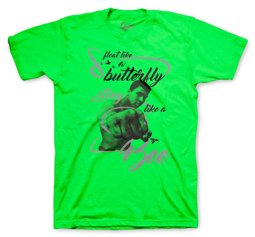 Retro 6 Electric Green Sting Shirt
