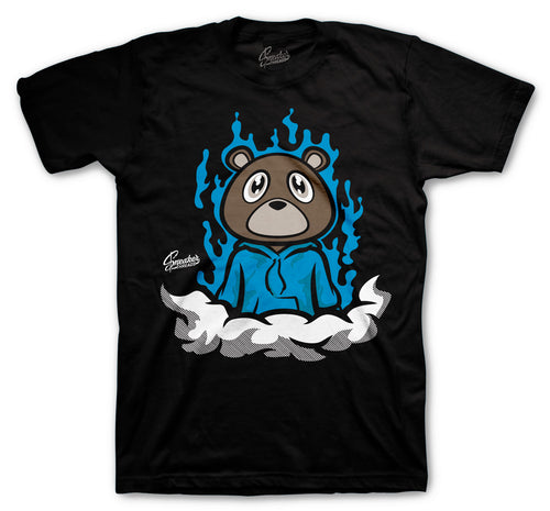 700 Bright Cyan Fly Bear Shirt