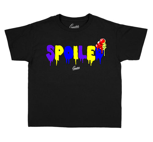 t shirt for kids made to match the Jordan what 5 sneaker collection 