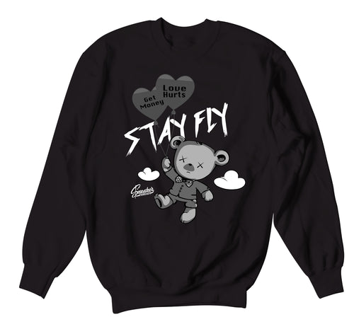 Retro 4 Black Cat Money Over Love Sweater