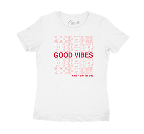 womens t shirt collection that matches Jordan 9 gym red