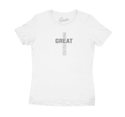 Jordan 11 metallic silver women tees