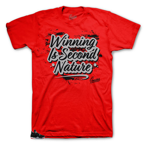 Jordan 4 bred best shirts to match with shoe