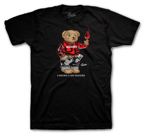 Fire Red Jordan 5 sneaker collection made to match mens shirt collection 