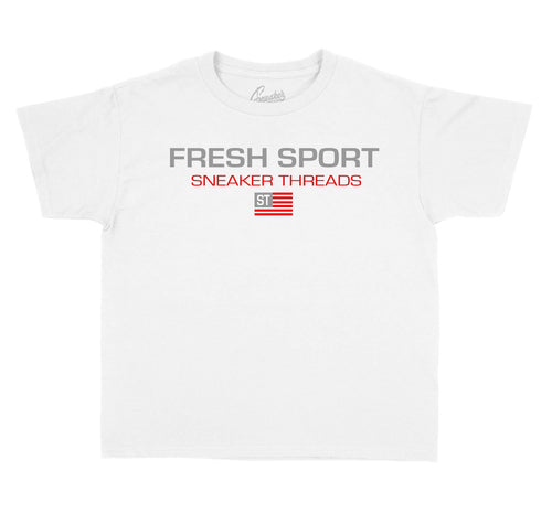 Jordan 12 dark grey sneaker collection matching with kid shirt collection 