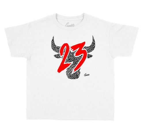Kids - Red Cement 3 Toro Shirt
