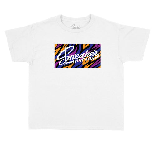 Kids t shirt collection made perfect to match the Rush violets 4s