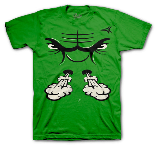 Green tee collection matches Jordan 4 metallic green sneaker