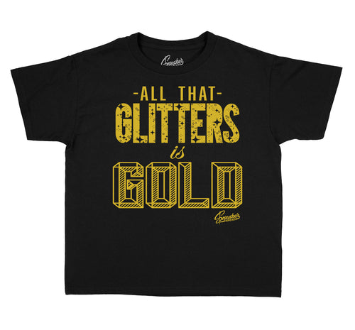 Kids - Gold Glitter 13 Gold Shirt