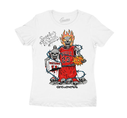 Womens - White Oreo 4 Finish Him Shirt